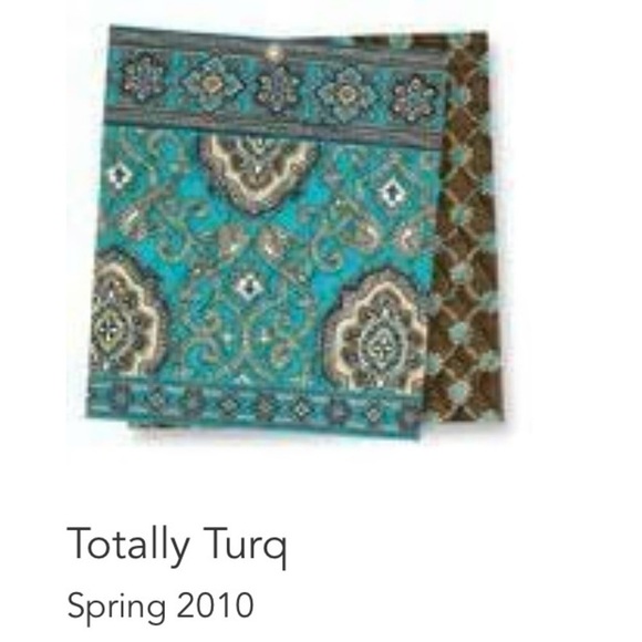 VERA BRADLEY Totally Turq Little Hip Bag Crossbody Belt Bag Brown Medallions - Picture 14 of 14